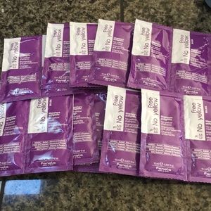 Fanola vegan no yellow shampoo & mask 10 packets